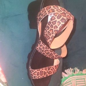 Sandals  leopard print